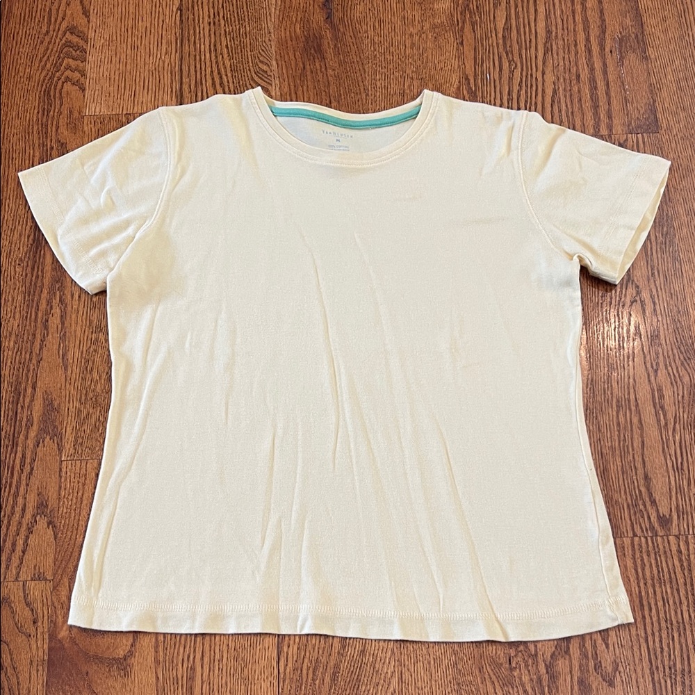 Van Heusen Yellow Short Sleeve Tee